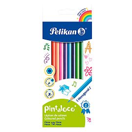 LAPICES DE COLORES PELIKAN PINTALOCO X 12 LARGOS