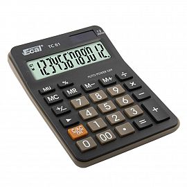 CALCULADORA ECAL MEDIANA TC 61 12 DIGITOS