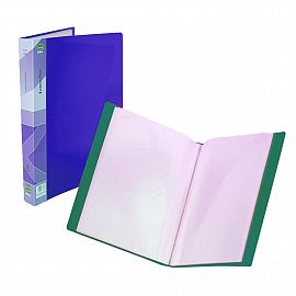 CARPETA LAMA CON  40 FOLIOS OFICIO (FM40F) V/COLORES