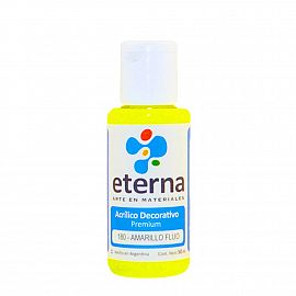 PINTURA ETERNA ACRILICA DECORATIVA X  50 ML FLUO  V/COLORES