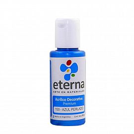 PINTURA ETERNA ACRILICA DECORATIVA X 50 ML PERLADO  V/COLORES