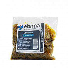 GOMA LACA EN ESCAMAS ETERNA X 25 GRS.