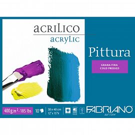 BLOCK FABRIANO PITTURA  30 X 40 POR 10 HOJAS (400 GRS.) (808351)