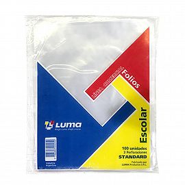 FOLIO LUMA  ESCOLAR LIVIANO X 100 UNID .