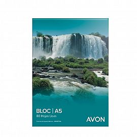 BLOCK AVON BLANCO A5 (ESQUELA)  X 80 HJS.