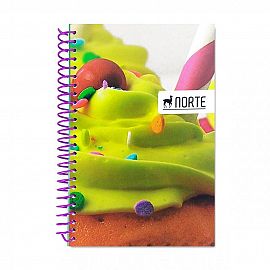 LIBRETA NORTE 7090 C/ESPIRAL  (17 X 11 CM)