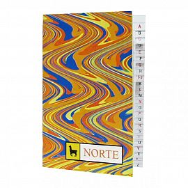 LIBRETA NORTE  401 S/ESPIRAL C/INDICE  (10.5 X 6.6 CM)