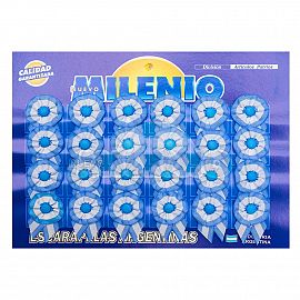 ESCARAPELA NUEVO MILENIO NRO.127 (REDONDA C/BOTON Y COLITA)