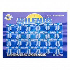 ESCARAPELA NUEVO MILENIO NRO.114 (MOÑO C/COLITA Y BOTON)