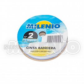 CINTA ARGENTINA NUEVO MILENIO NRO.2  (12MM) X 10 MTS.