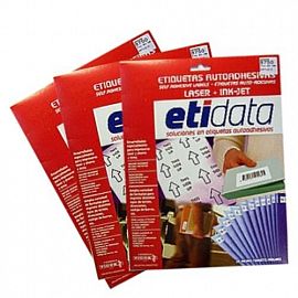 ETIQUETA P/COMPUTACION ETIDATA CARTA (8700)  X 25 U. V/MODELOS