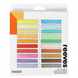 TIZA AL PASTEL REEVES X 24 COLORES (7820)