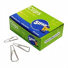 CLIP SIFAP METALICO Nº 3 X 100 U. TRIANGULAR ( 28 MM )