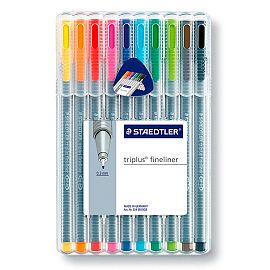 MARCADOR STAEDTLER TRIPLUS 334 ESTUCHE X 10 COLORES