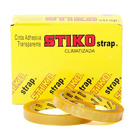 CINTA ADHESIVA STIKO STRAP DE 12 X 60 MTS.