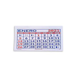 CALENDARIO MENSUAL 2025 NRO.20 DE 20 X 11 CM (ML-20)