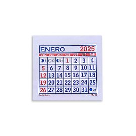 CALENDARIO MENSUAL 2025 NRO.10 DE 8,5 X 8,5 CM (ML-10)