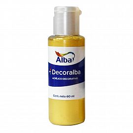 PINTURA ALBA ACRILICA DECORATIVA X 60 ML PERLADOS V/COLORES