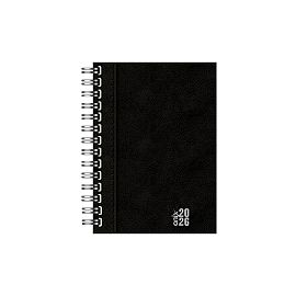 AGENDA ONIX UOMO BLACK S/VISTA C/ESP. 16 X 22 CM (AG26B001)