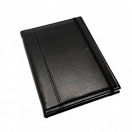 AGENDA NIVEL 10 TOP MARROQUINERIA NEGRA C/ELAS S/ VISTA 13 X18 CM (3260)