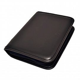 AGENDA NIVEL 10 N° 8 SIMIL CUERO NEGRO C/CIERRE S/ VISTA 16 X 22 CM (3485)