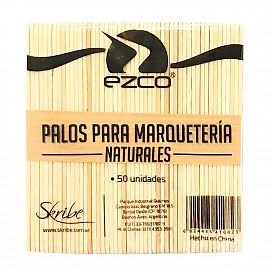 PALITO P/HELADO EZCO MADERA NATURAL X 50 UNIDADES