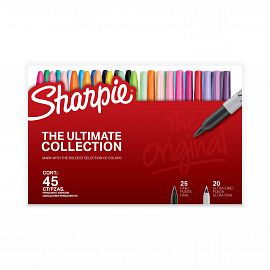 MARCADOR SHARPIE ULTIMATE COLECCION PACK X 45 PIEZAS. (2199818)