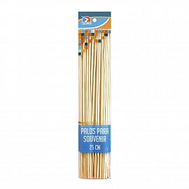 PALITOS P/BROCHETTES EZCO 25 CM  X 50 UNIDADES