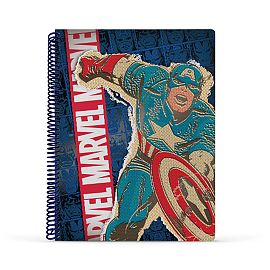 CUADERNO MOOVING 29/7 T. FLEX. X 80 HJS. RAYADO MARVEL