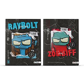 CUADERNO MOOVING T. DURA  X 48 HJS. RAYADO ULTRA ZOMBIES