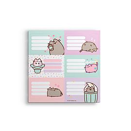 ETIQUETA ESCOLAR MOOVING PUSHEEN