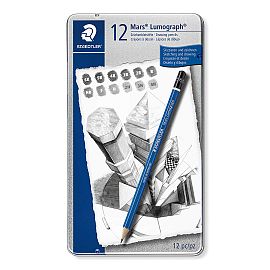 LAPIZ GRAFITO STAEDTLER LUMOGRAPH LATA  X 12 U. (LAPLUM12)