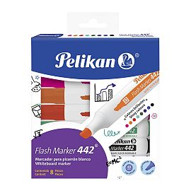 MARCADOR PELIKAN 442 P/PIZARRA ESTUCHE X 8 COLORES SURTIDOS