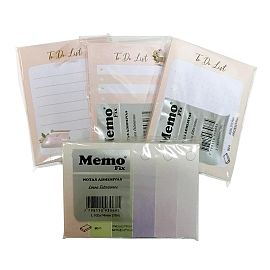 NOTAS ADHESIVAS MEMO FIX TO DO LIST FANTASIA 100 X 75 MM  X 80 HJS. (704TDL)