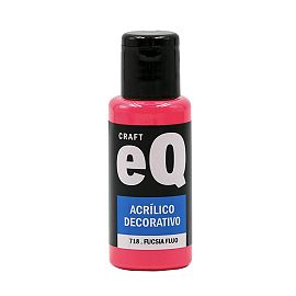 PINTURA EQ ACRILICA DECORATIVA X 50 ML FLUO V/COLORES