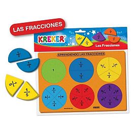 JUEGO KREKER LAS FRACCIONES DE GOMA EVA (309)