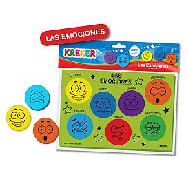 JUEGO KREKER LAS EMOCIONES DE GOMA EVA (310)