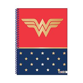 CUADERNO MOOVING 29/7 T. FLEX. X 80 HJS. RAYADO WONDER WOMAN