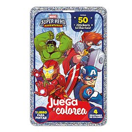 SET VERTICE JUEGA Y COLOREA MARVEL (6278)