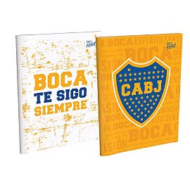 CUADERNO PPR T. FLEX X 48 HJS. RAYADO BOCA JR.