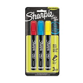 MARCADOR SHARPIE CHALK BLISTER X 3 COLORES (2175440)