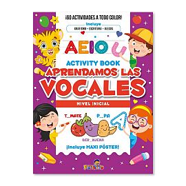 LIBRO PEDRITO ACTIVIDADES APRENDAMOS LAS VOCALES X 32 PGS.