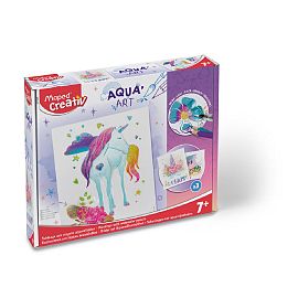 KIT COLOREO MAPED CREATIV AQUA ART UNICORNIO HJS. METALIZADAS (907048)