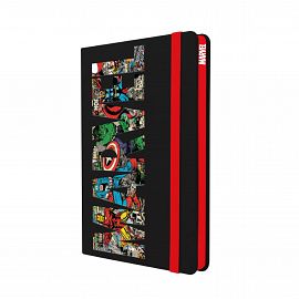 CUADERNO MOOVING NOTES MARVEL A5 X 80 HJS RAYADO (1246208)