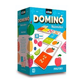 DOMINO MATEMATICO UNIESCO X 28 FICHAS FRUTAS (4050)