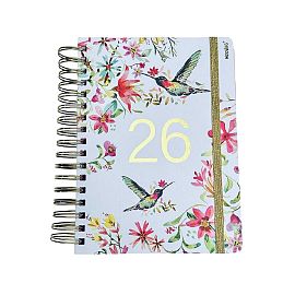 AGENDA MOOVING FLORAL C/ESP. DIARIA 16 X 22 CM. (1414241)