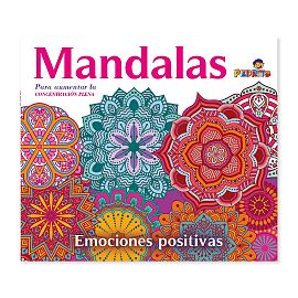 LIBRO PEDRITO P/COLOREAR MANDALAS EMOCIONES POSITIVAS X 12 DISEÑOS