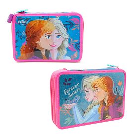 CANOPLA CRESKO DE 2 PISOS PVC FROZEN FOREVER SISTERS (FA388) + UTILES