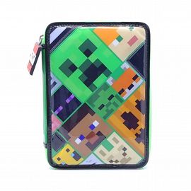 CANOPLA CRESKO DE 2 PISOS PVC MINECRAFT (MI506) + UTILES