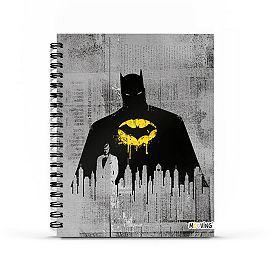 CUADERNO MOOVING 16/21 T. DURA X 80 HJS RAYADO DC COMICS